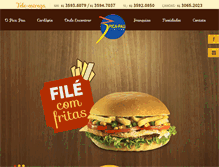 Tablet Screenshot of picapaulanches.com
